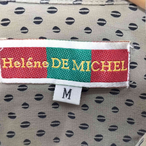 Helene DE MICHEL 80-90s 総シルク 総柄 ロングスリーブシャツ メンズ JPN:M