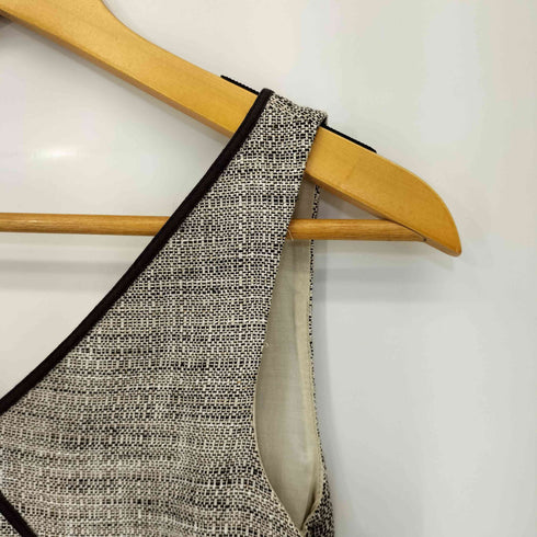 マックスマーラ MAX MARA 銀タグ レーヨン混 ノースリーブワンピース レディース 38