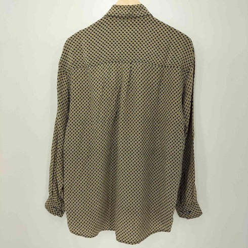 Helene DE MICHEL 80-90s 総シルク 総柄 ロングスリーブシャツ メンズ JPN:M