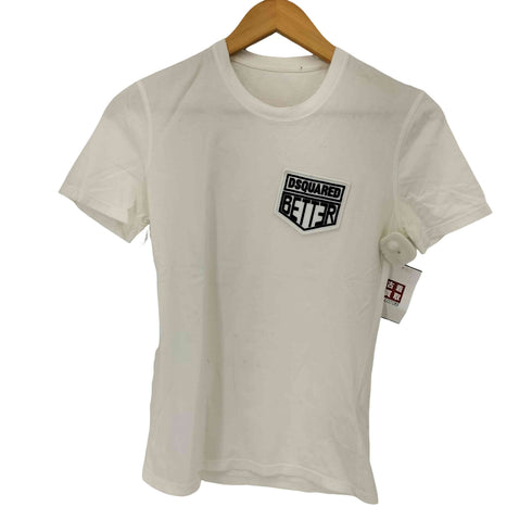 ディースクエアード DSQUARED2 フロントロゴパッチ S/S Tシャツ レディース