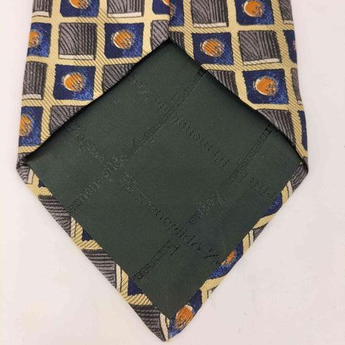 エルメネジルドゼニア ERMENEGILDO ZEGNA 総柄シルクネクタイ メンズ