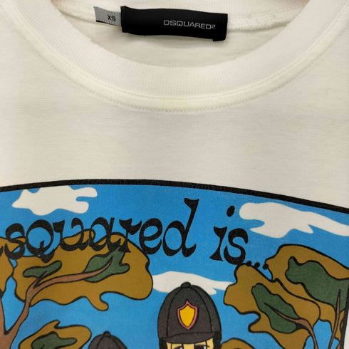 ディースクエアード DSQUARED2 フロントプリント L/S Tシャツ レディース import:XS