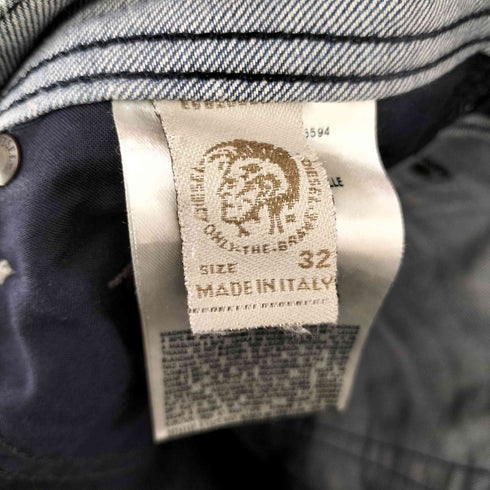 ディーゼルインダストリー Diesel Industry KRAYVER REGULAR SLIM-CARROT テーパードダメージデニムパンツ メンズ W:32 L:32