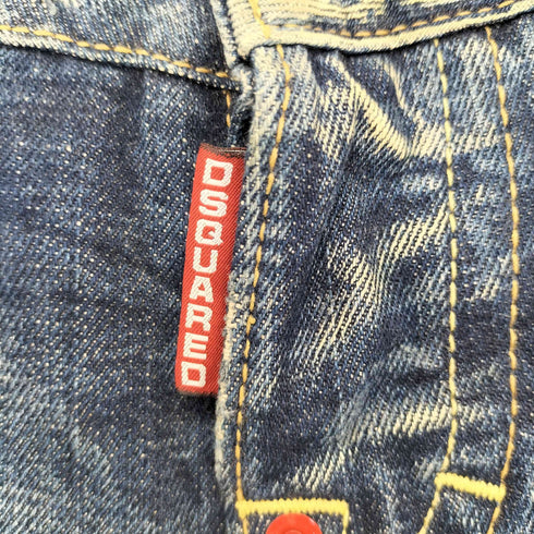 ディースクエアード DSQUARED2 ダメージ加工 スキニーデニムパンツ レディース 40