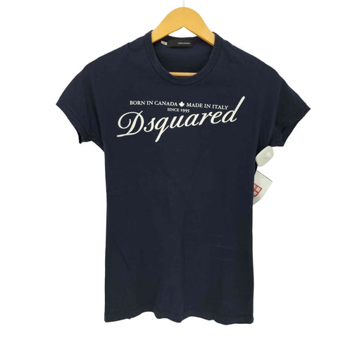 ディースクエアード DSQUARED2 フロントプリント S/S Tシャツ レディース import:M