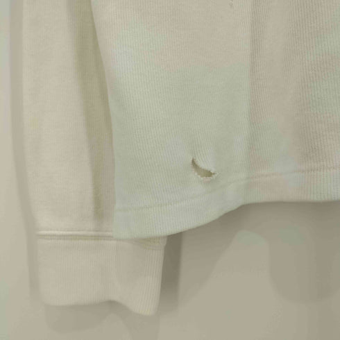 ポロバイラルフローレン Polo by RALPH LAUREN 90S ロゴ刺繍 ハーフジップ プルオーバー コットンニット メンズ import:M