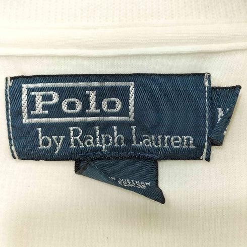 ポロバイラルフローレン Polo by RALPH LAUREN 90S ロゴ刺繍 ハーフジップ プルオーバー コットンニット メンズ import:M