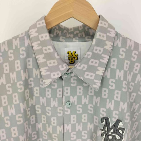 マイシュガーベイブ My Sugar Babe / MSB MSB LOGO MONOGRAM S/S SHIRT モノグラム シャツ メンズ JPN:XL