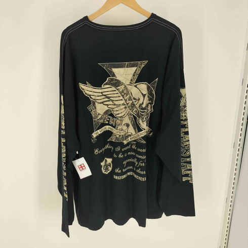 フラッグスタフ F-LAGSTUF-F ARIZONA MOTORCYCLE プリント L/S Tシャツ メンズ 6L