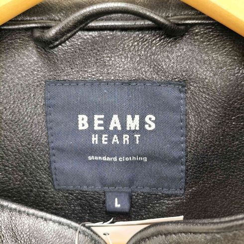 ビームスハート BEAMS HEART リアルレザー シングルライダース メンズ JPN:L