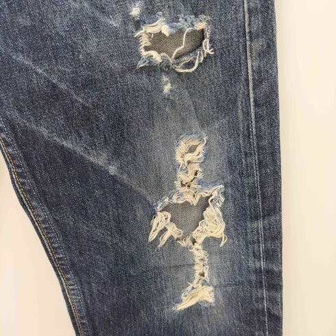 リーバイス Levis 90S 99年製 02月 ボタン裏553 501 ボタンフライデニムパンツ ダメージ加工 メンズ W31 L32
