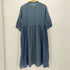 pot-pourri リネン混 ロングワンピース レディース
