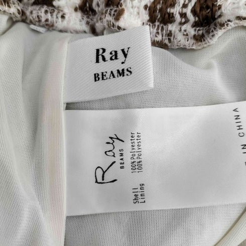 レイビームス Ray BEAMS ストライプ ジャガード パンツ レディース