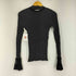 レイビームス Ray BEAMS ミックス リブ レース カフス クルーネック ニット レディース ONE SIZE