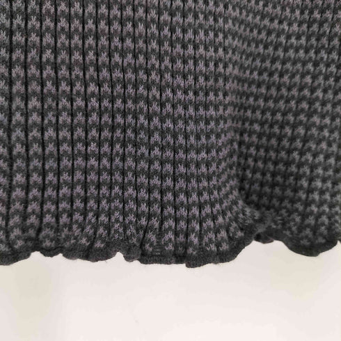 レイビームス Ray BEAMS ミックス リブ レース カフス クルーネック ニット レディース ONE SIZE