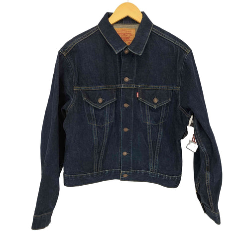 リーバイス Levis 90S USA製 97年製 05月 ボタン裏555 バレンシア工場製 復刻BIGE 70557 0006 557XX 3rdデニムジャケット 濃紺 メンズ 40