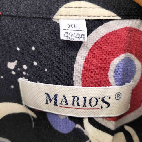 90sMARIOS 総柄レギュラーカラーシャツ メンズ JPN:XL