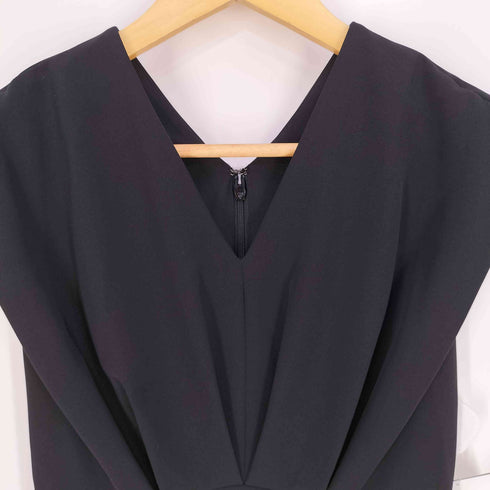 デミルクスビームス Demi-Luxe BEAMS Vネック ダブルクロス ワンピース レディース JPN:36