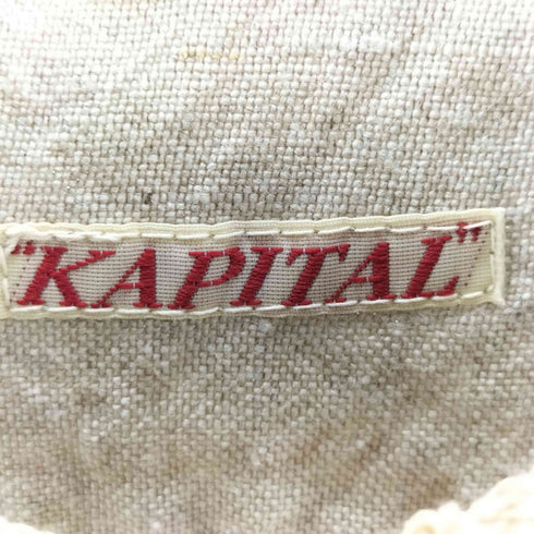 キャピタル KAPITAL かぎ針レース リネンノースリーブワンピース レディース 1