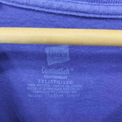 ヘインズ Hanes フロントプリント クルーネックTシャツ メンズ 2XL