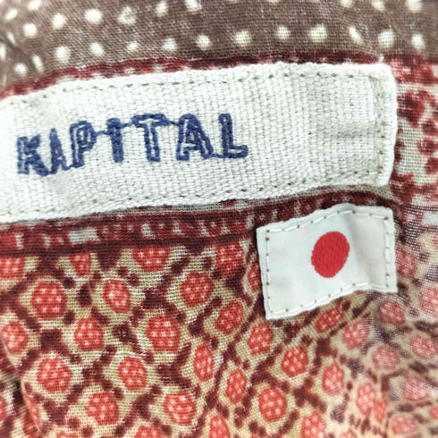キャピタル KAPITAL 総柄 ノースリーブワンピース レディース 0