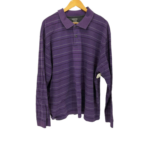 セントジョンズベイ STJOHNS BAY ボーダー L/S ポロシャツ メンズ XXL