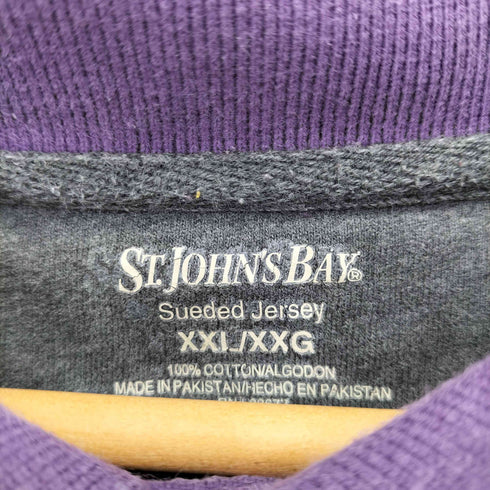 セントジョンズベイ STJOHNS BAY ボーダー L/S ポロシャツ メンズ XXL
