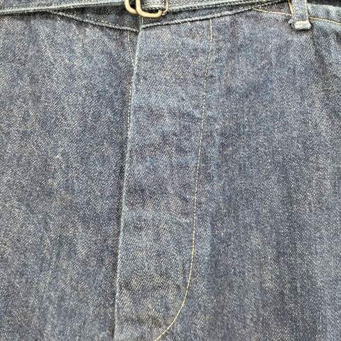 コモリ COMOLI 21SS デニムベルテッドパンツ メンズ