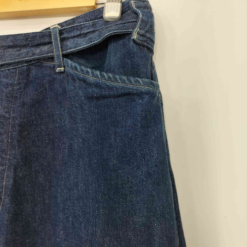 コモリ COMOLI 21SS デニムベルテッドパンツ メンズ