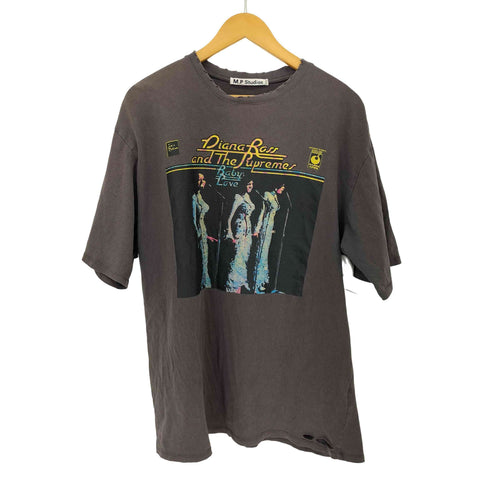 エムピーストゥディオス M.P Studios ダメージ加工 プリント S/S Tシャツ メンズ JPN:3