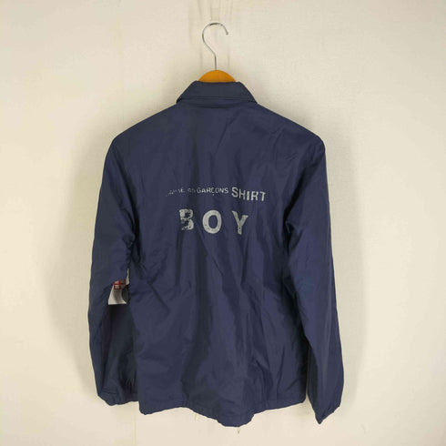 コムデギャルソンシャツ COMME des GARCONS SHIRT 15AW BOY バックロゴプリント 裏地フリース ナイロン コーチジャケット メンズ JPN:M