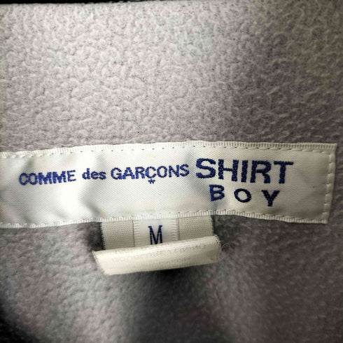 コムデギャルソンシャツ COMME des GARCONS SHIRT 15AW BOY バックロゴプリント 裏地フリース ナイロン コーチジャケット メンズ JPN:M