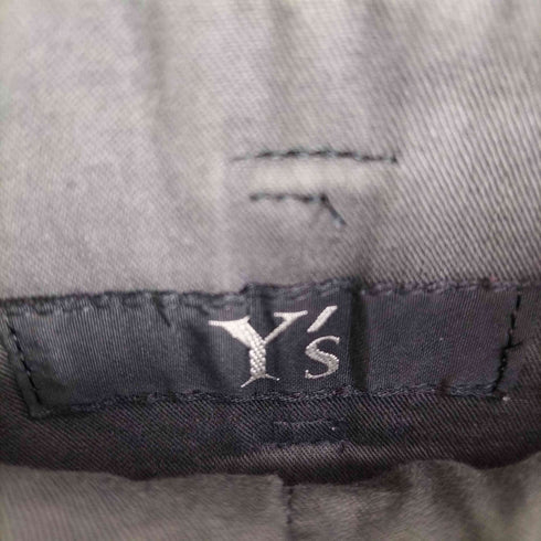 ワイズ Ys 2タック ハイウエスト ワイドストレート スラックス レディース