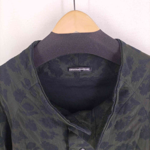 ワイズ Ys 09AW 花柄 ジャガード ノーカラーコート レディース JPN:2