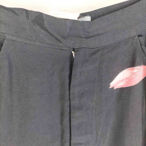 ヨウジヤマモトプリュスノアール YOHJI YAMAMOTO+NOIR 08SS レーヨン 花柄 袴パンツ レディース JPN:2