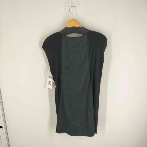 イッセイミヤケ ISSEY MIYAKE 00S グレータグ プリーツ 切替 ノースリーワンピース レディース JPN:2