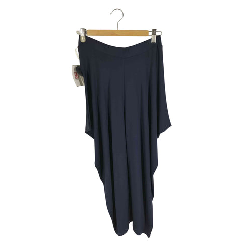 イッセイミヤケ ISSEY MIYAKE 00S ストレッチ サルエルパンツ レディース JPN:2