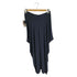 イッセイミヤケ ISSEY MIYAKE 00S ストレッチ サルエルパンツ レディース JPN:2