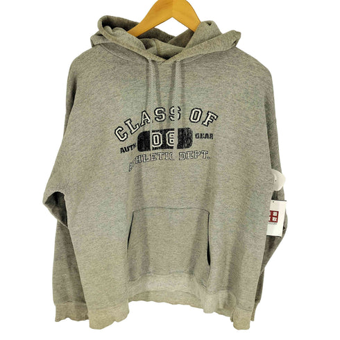90S Hanes ULTIMATE COTTON ボディ CLASS OF ATHLETIC DEPT カプセル 3段 カレッジプリント プルオーバー パーカー メンズ import:M