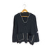 ザラ ZARA スキッパー ビッグシルエット ニット レディース import:L