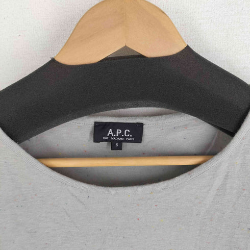 アーペーセー A.P.C. ルーマニア製 メランジ Tシャツ メンズ import:S