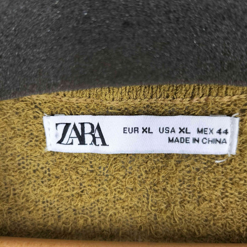 ザラ ZARA パイル地 ポロシャツ メンズ import:XL