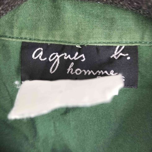 アニエスベー agnes b. コットン オープンカラーシャツ メンズ