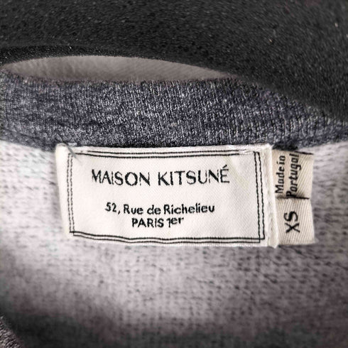 メゾンキツネ MAISON KITSUNE トリコロール フォックス パッチ スウェット メンズ import:XS