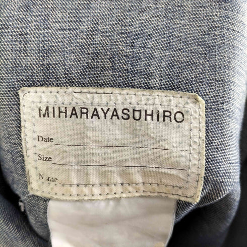 ミハラヤスヒロ MIHARA YASUHIRO 変形ストレートデニムパンツ メンズ