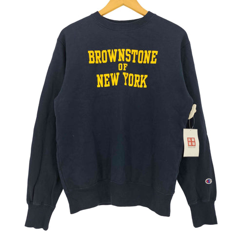 チャンピオン Champion College Graphic Print Long Sleeve Crew Neck Sweatshirt カレッジ グラフィック プリント ロングスリーブ クルーネック スウェット メンズ import:M