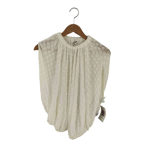ジルサンダー JIL SANDER 21SS FLOWER TOPS フローラルレース ノースリーブブラウス レディース JPN:34
