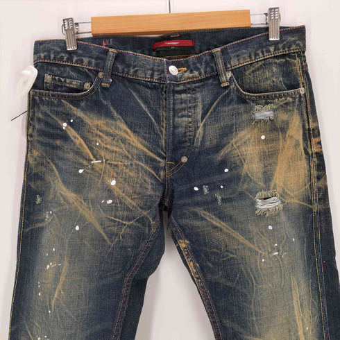 スワッガー SWAGGER ペイントデニムパンツ メンズ US:30-31