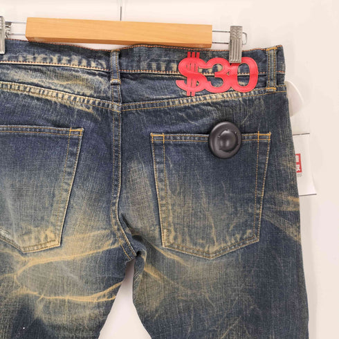 スワッガー SWAGGER ペイントデニムパンツ メンズ US:30-31