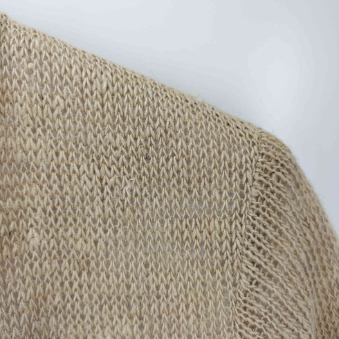 トリココムデギャルソン tricot COMME des GARCONS 90-00S リネン ノーカラージャケット レディース